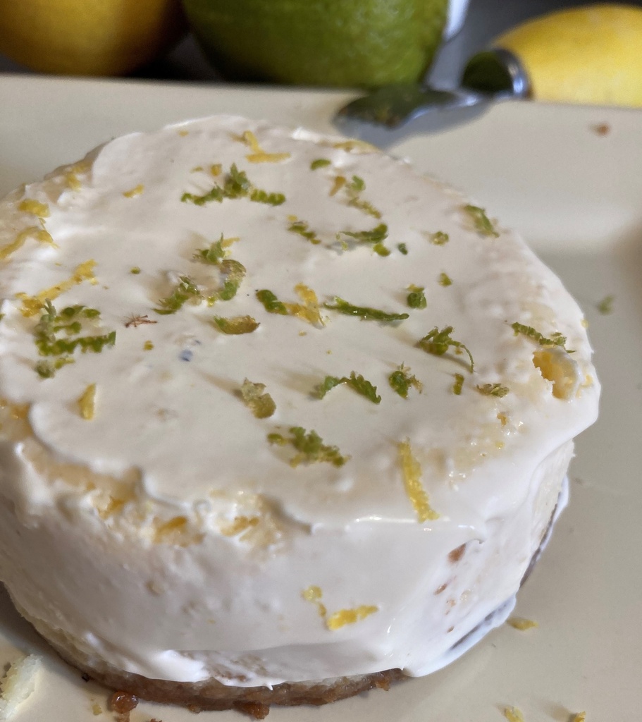 Mardi ou mercredi : Cheescake aux deux citrons