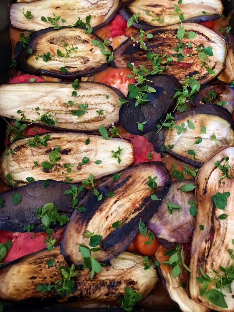 Jeudi ou vendredi : Saltimbocca à la romaine, aubergines parmeggiana