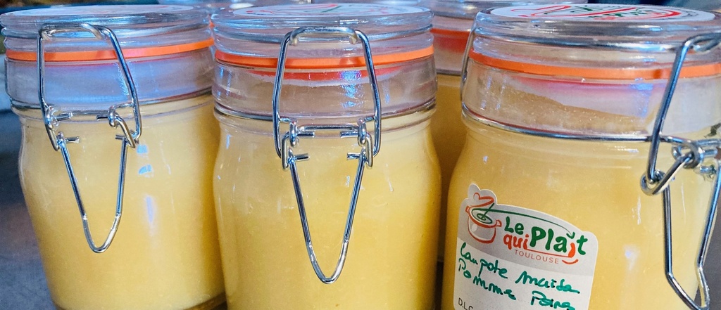 Jeudi ou vendredi : Compote de pommes poires nature