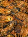 Jeudi ou vendredi : Sauté de veau à l'origan frais, aubergines parmeggiana