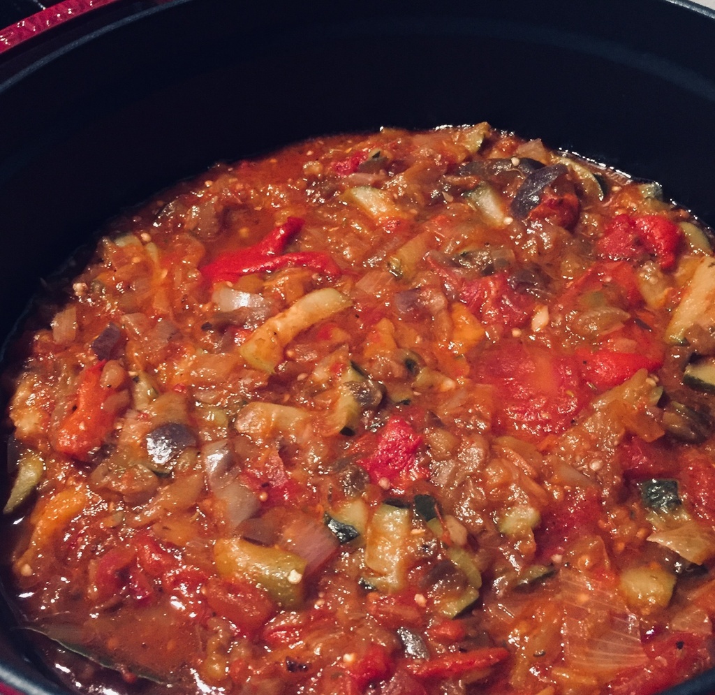 Jeudi ou vendredi : Escalope de veau milanaise, Ratatouille confite au safran