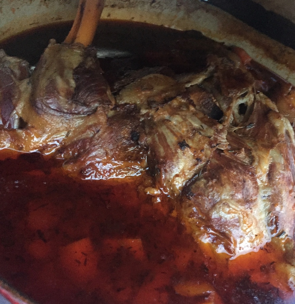 Jeudi ou vendredi : Epaule d'agneau aux agrumes, légumes fondants