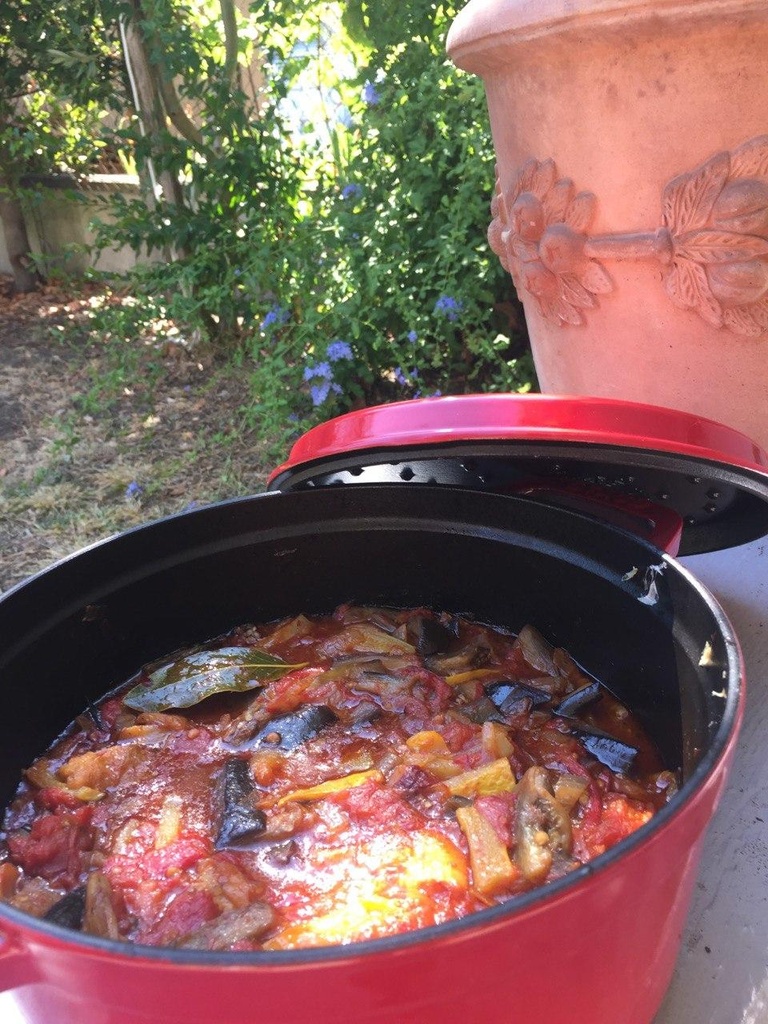 Jeudi ou vendredi : Escalope de veau milanaise, Ratatouille confite au safran