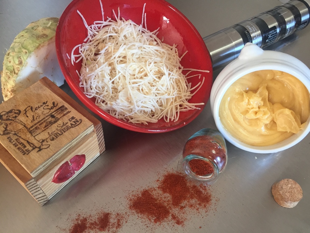 Mercredi ou jeudi : Céleri rémoulade au cerfeuil