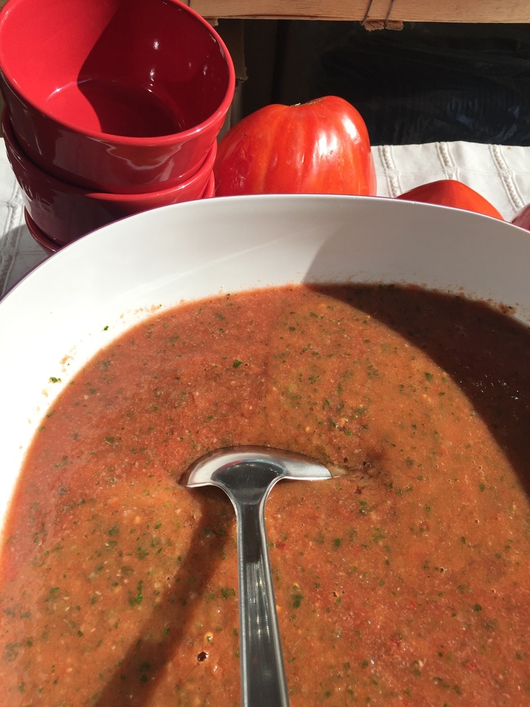 Lundi ou mardi : Gazpacho andaluz