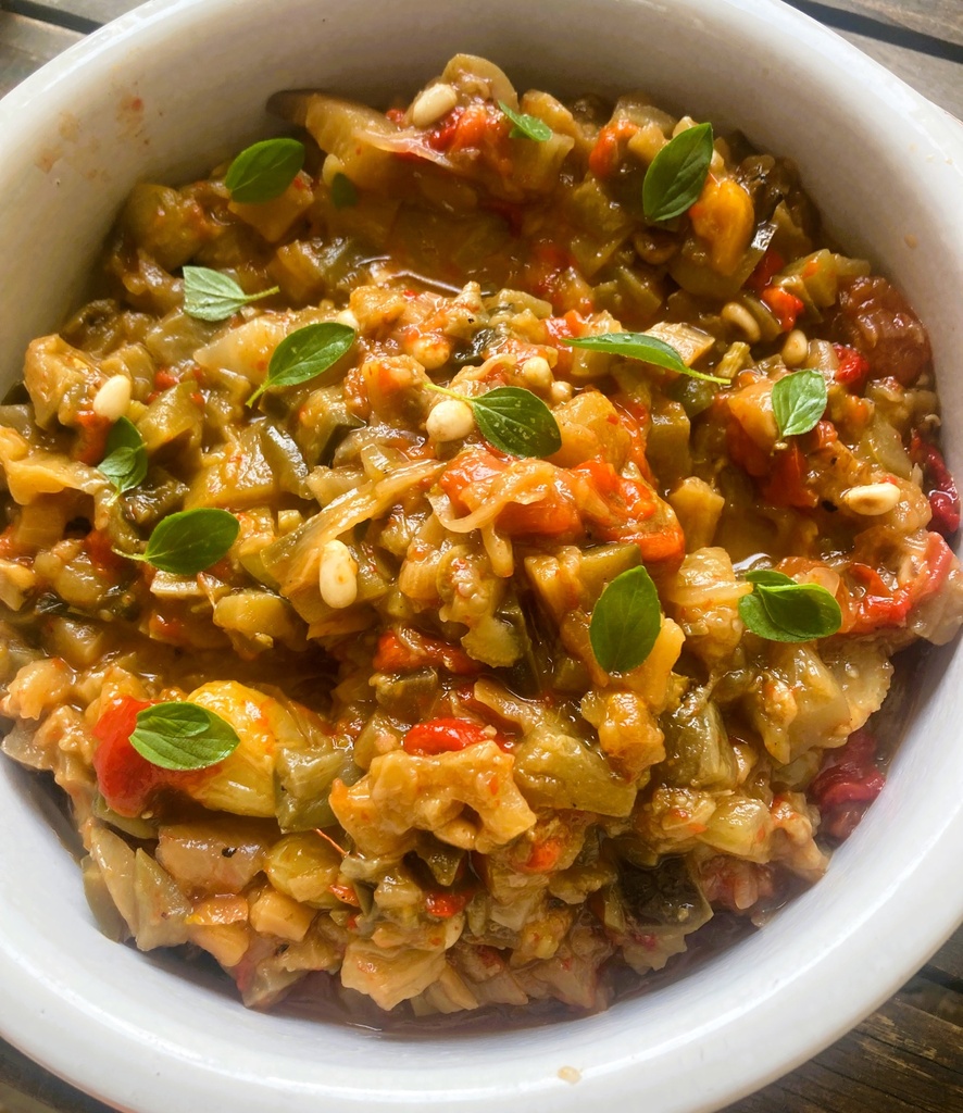 Lundi ou mardi : Caponata sicilienne (une entrée froide)