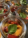 Vendredi : Poivrons pelés et marinés au basilic, vinaigrette secrète !