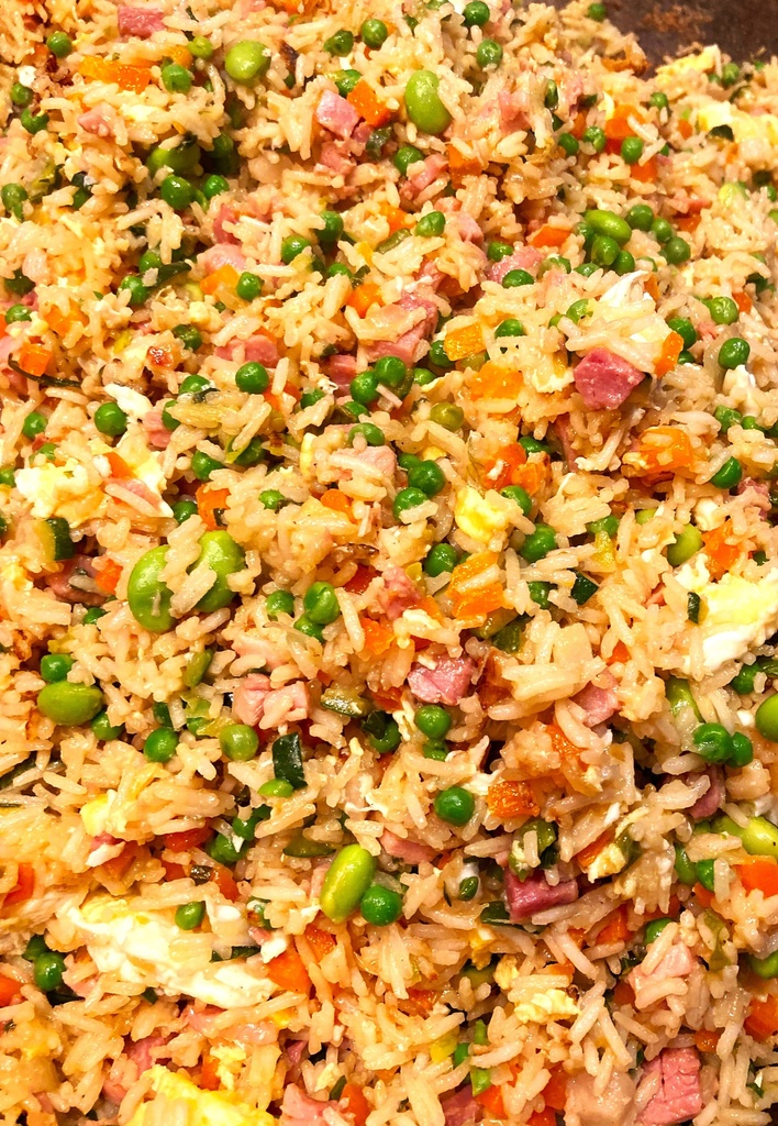 Lundi ou mardi : Riz Cantonais maison (plat complet)