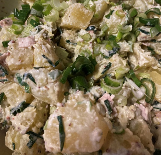 Mercredi ou jeudi : Salade de pommes de terre aux herbes et autres délices potagers
