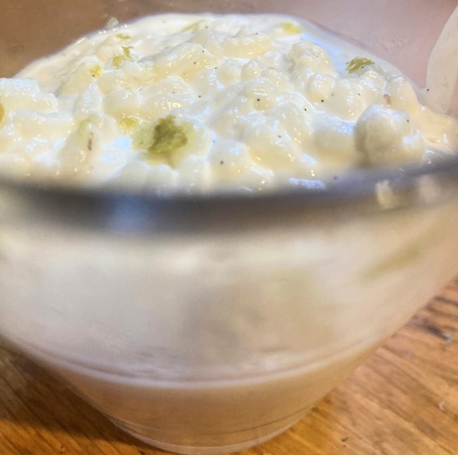 Vendredi : Riz au lait à la vanille de Madagascar
