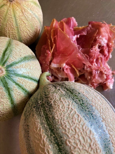 Jeudi ou vendredi : Melon jambon cru Serrano