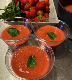 Lundi ou mardi : Soupe de fraises au basilic