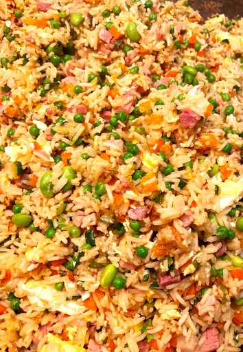 Lundi ou mardi : Riz Cantonais maison (plat complet)